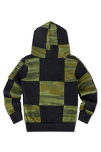 Retro KIDS CHECK QUILTED ZIP HOODIE - SMOKE CAMO