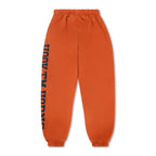 Retro UNIVERSITY OF TEXAS UNISEX CIRCLE PRINT SWEATPANTS - BURNT ORANGE