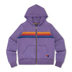 Retro 5 STRIPE HOODIE - LAVENDER