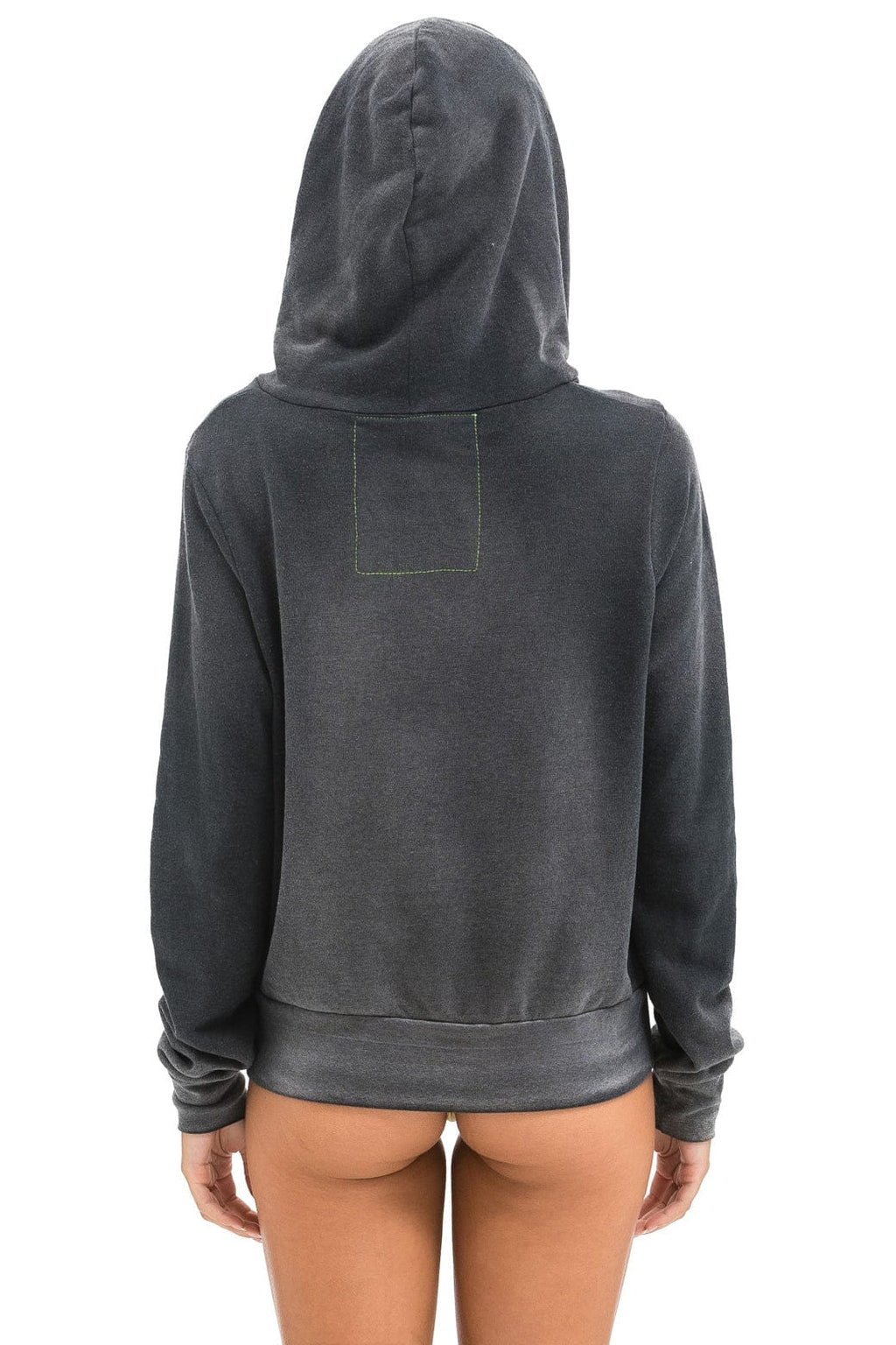 Retro 5 STRIPE HOODIE - FADED SMOKE