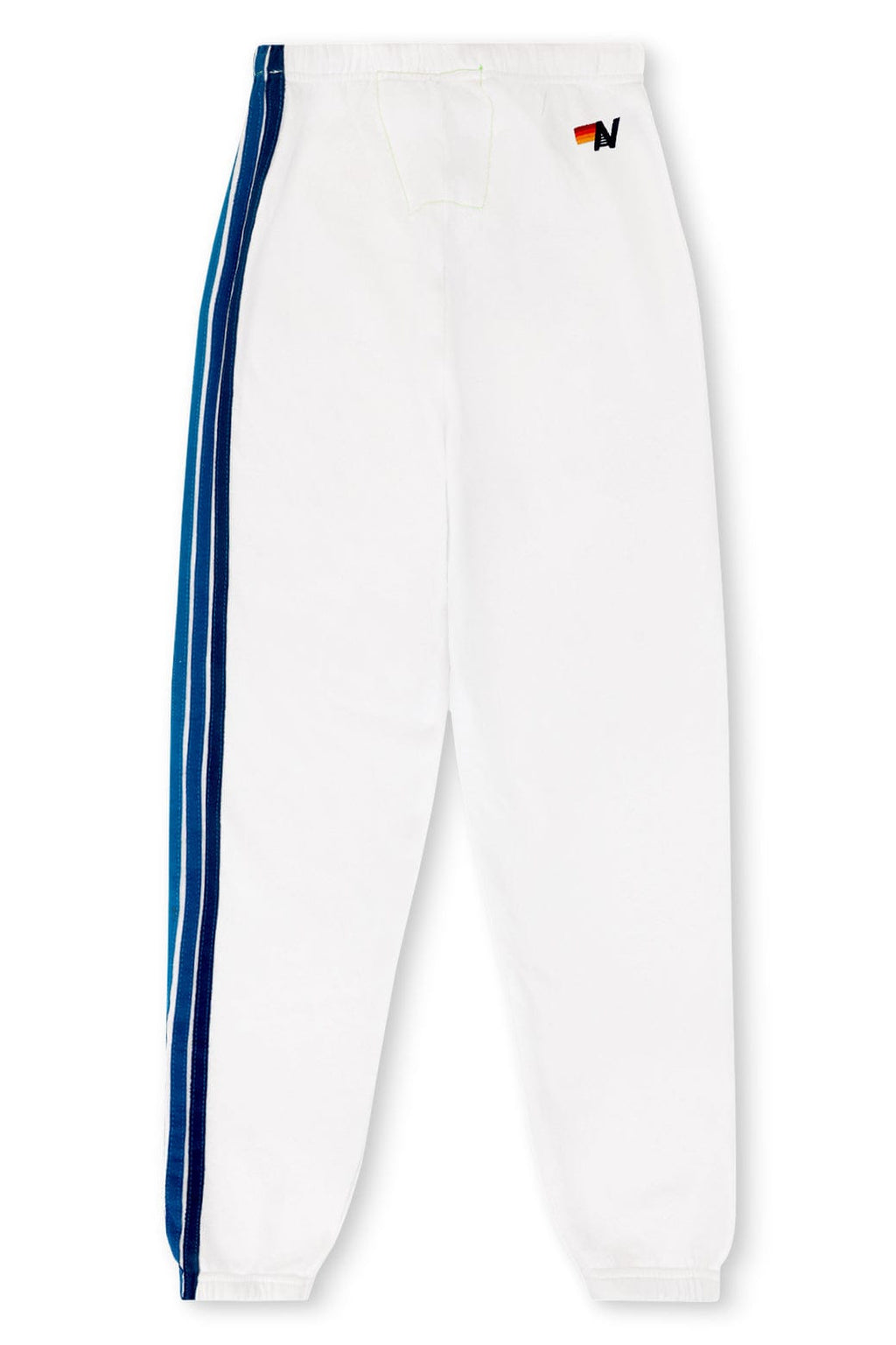 Retro LOS ANGELES DODGERS 5 STRIPE SWEATPANTS - WHITE BLUE