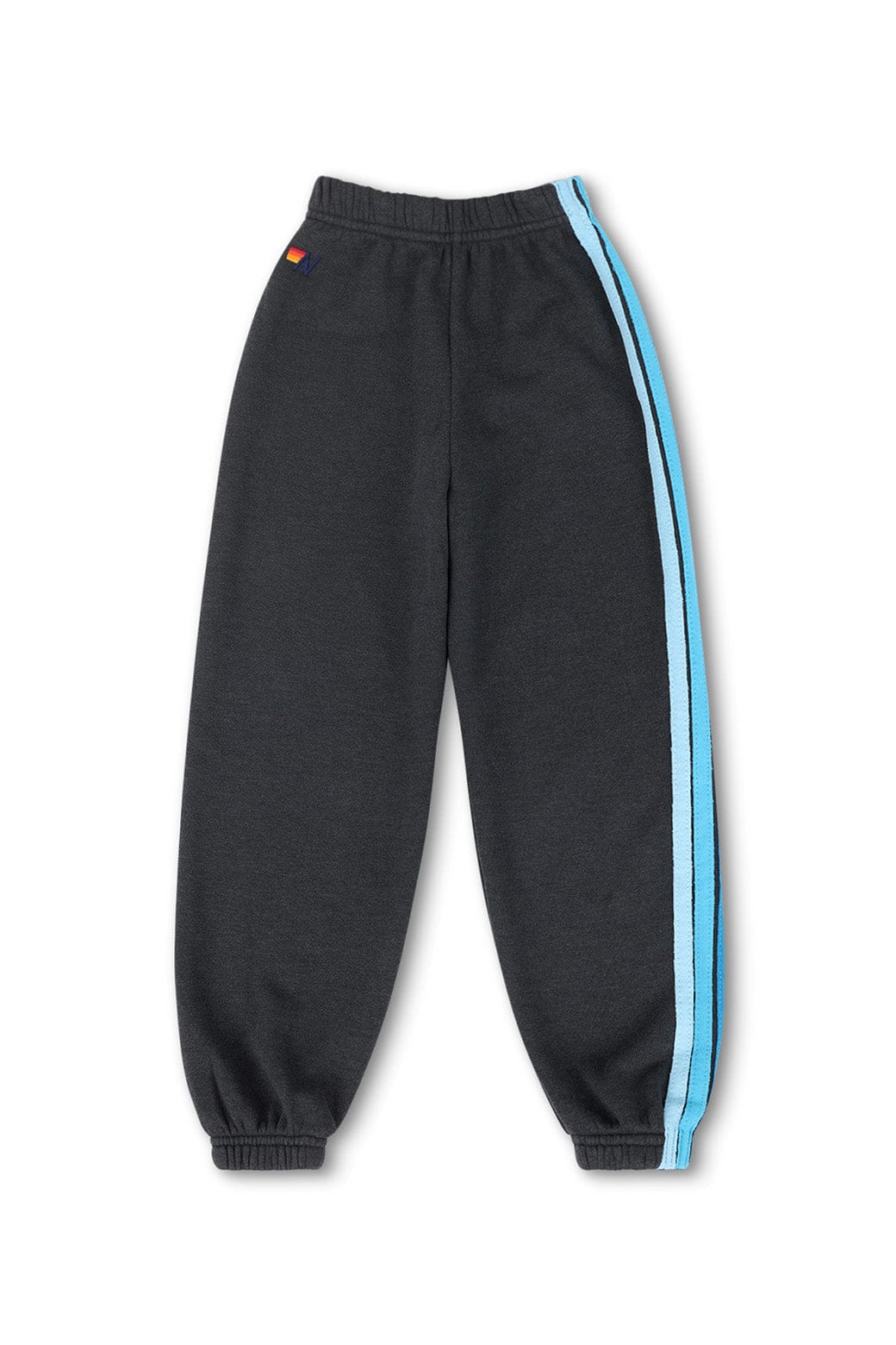 Retro KIDS 5 STRIPE SWEATPANTS - CHARCOAL BLUE