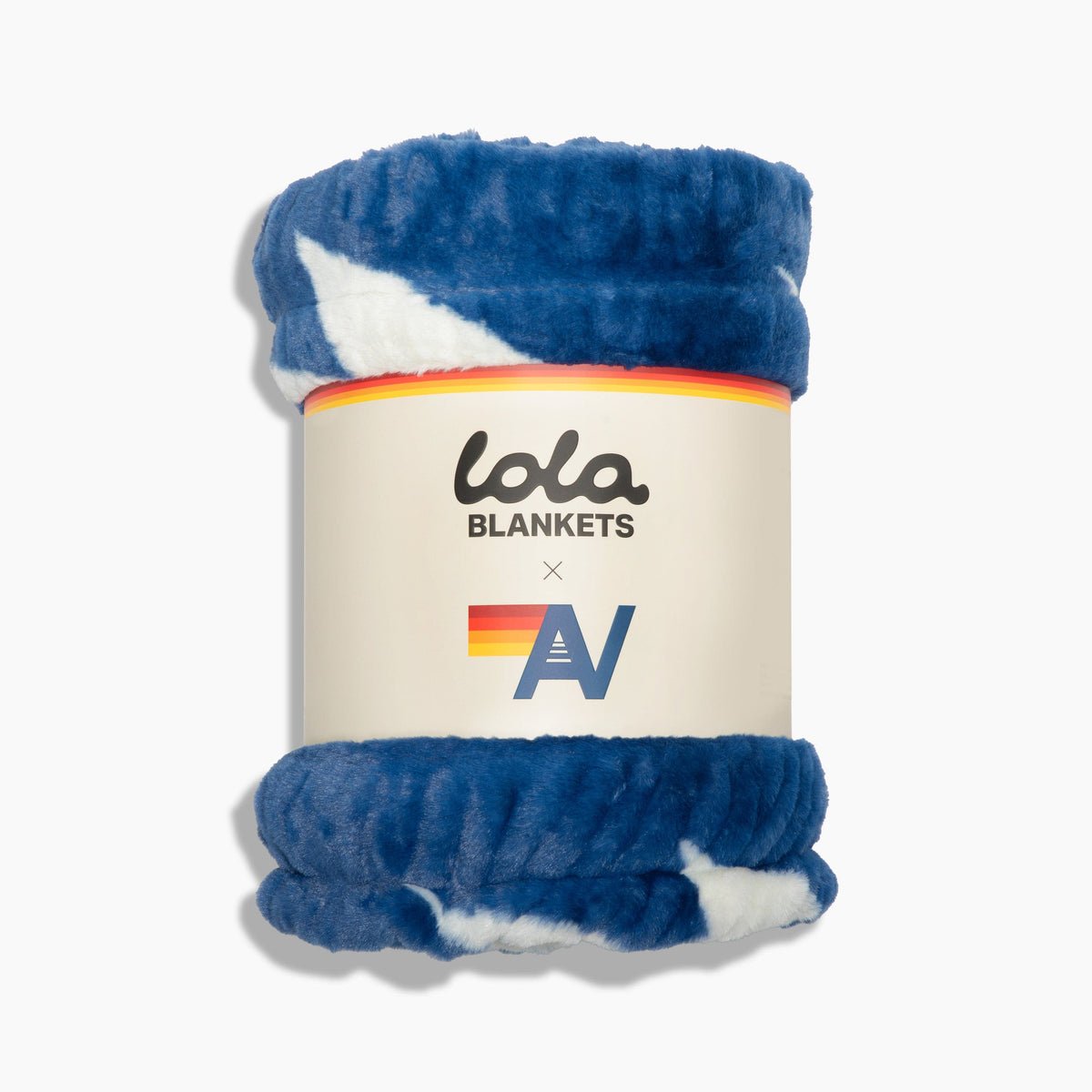 Retro Aviator Nation x Lola Blanket - Blue White Bolt