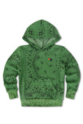 Retro KIDS BANDANA PULLOVER HOODIE - PALM