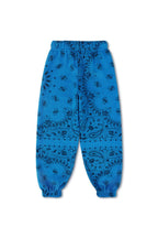 Retro KIDS BANDANA SWEATPANTS - ADVENTURE BLUE