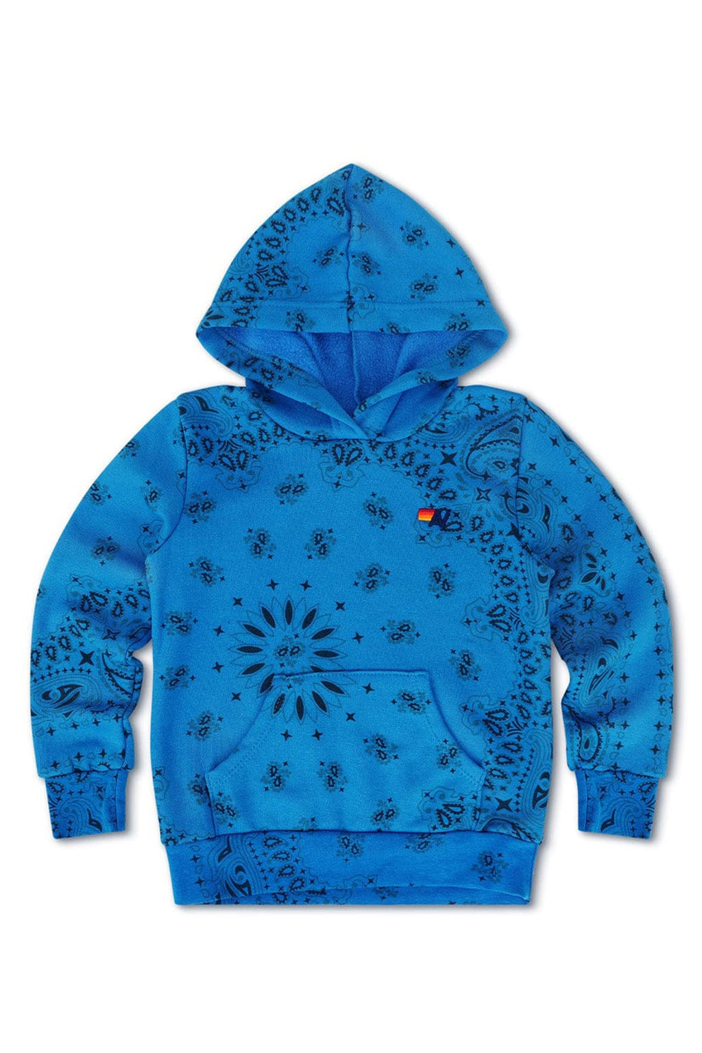 Retro KIDS BANDANA PULLOVER HOODIE - ADVENTURE BLUE