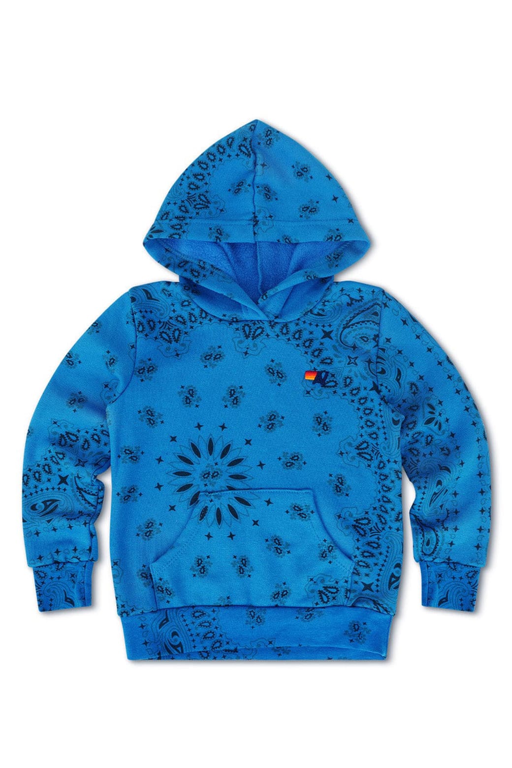 Retro KIDS BANDANA PULLOVER HOODIE - ADVENTURE BLUE