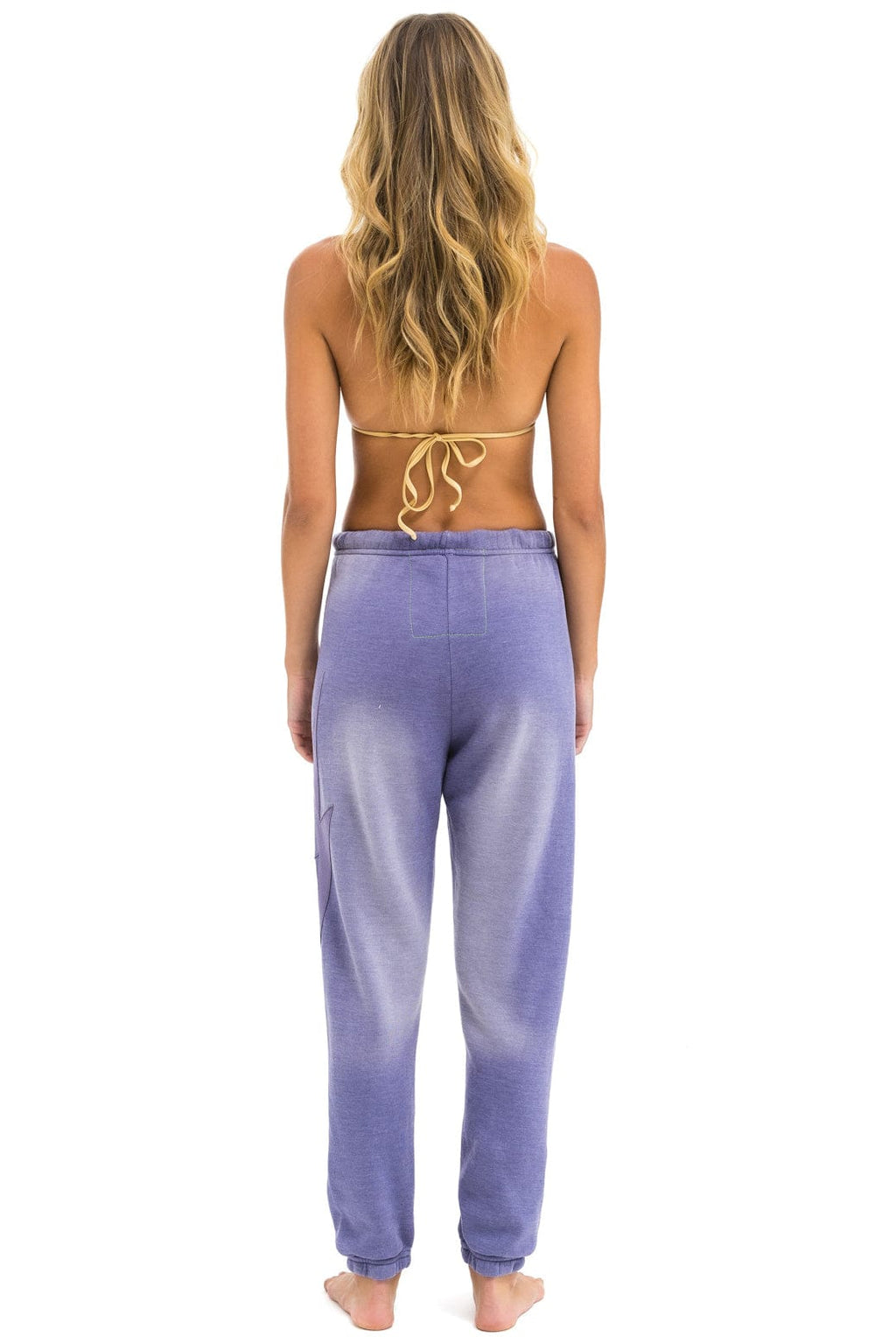 Retro BOLT STITCH SWEATPANTS - FADED GRAPE