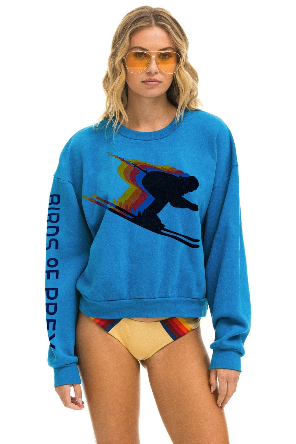 Retro BIRDS OF PREY 2024 CREW SWEATSHIRT RELAXED - COBALT