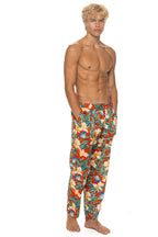 Retro UNISEX COTTON LUXE POPLIN RELAXED PANT - RED KAUAI