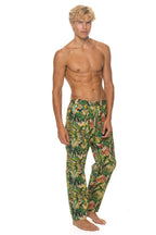 Retro UNISEX COTTON LUXE POPLIN RELAXED PANT - VINTAGE WHITE JUNGLE
