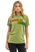 Retro OUTSIDE LANDS 2025 CREW TEE - JUNGLE GREEN