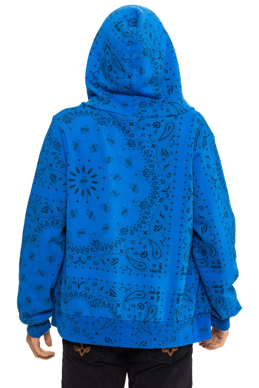 Retro BANDANA ZIP HOODIE - ADVENTURE BLUE
