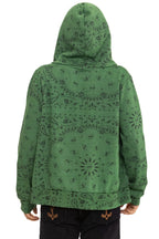 Retro BANDANA ZIP HOODIE - PALM