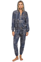 Retro BANDANA QUILTED SWEATPANTS - CHARCOAL