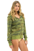 Retro BOLT HOODIE - CAMO NEON PINK