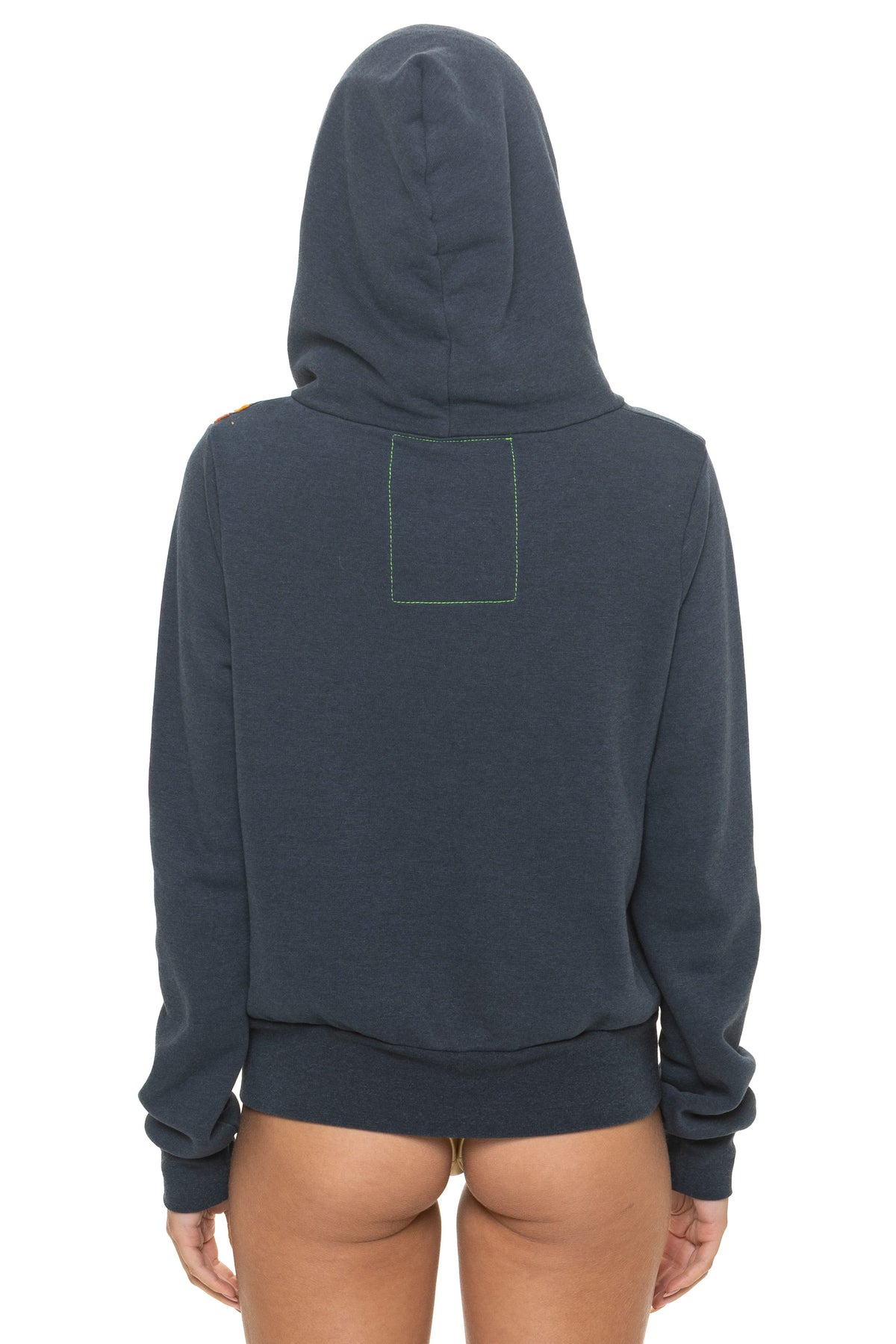 Retro DISCO ZIP HOODIE - CHARCOAL