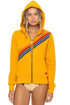Retro DISCO ZIP HOODIE - VINTAGE GOLD