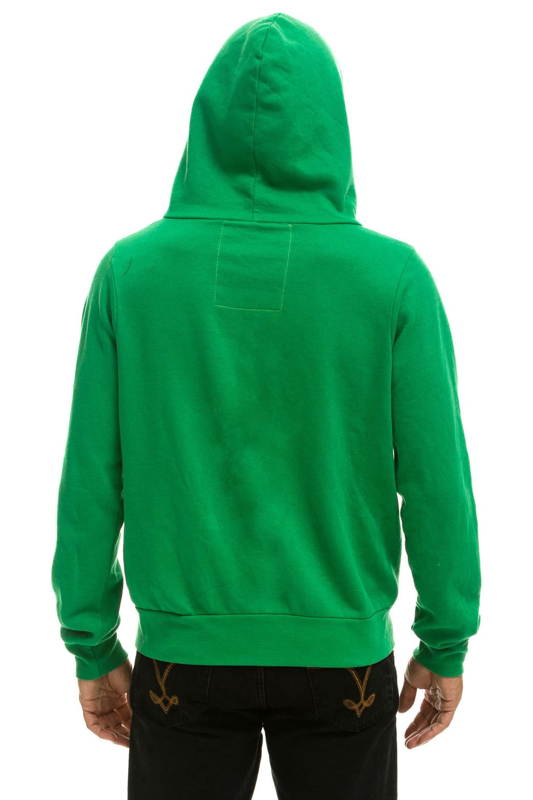 Retro DISCO ZIP HOODIE - KELLY GREEN