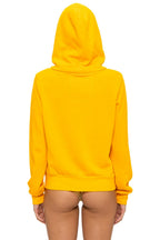 Retro MOUNTAIN STITCH CHEVRON 4 ZIP HOODIE - GOLD