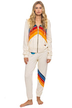 Retro ALL SEASONS CIRCLE CHEVRON SWEATPANTS - VINTAGE WHITE
