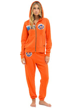 Retro NY METS 5 STRIPE UNISEX SWEATPANTS - ORANGE BLUE
