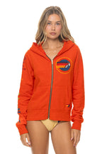Retro AVIATOR NATION VENICE HOODIE - VINTAGE ORANGE