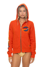 Retro AVIATOR NATION VENICE HOODIE - VINTAGE ORANGE