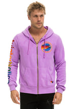 Retro AVIATOR NATION VAIL HOODIE - NEON PURPLE