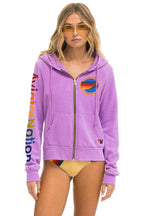 Retro AVIATOR NATION VAIL HOODIE - NEON PURPLE