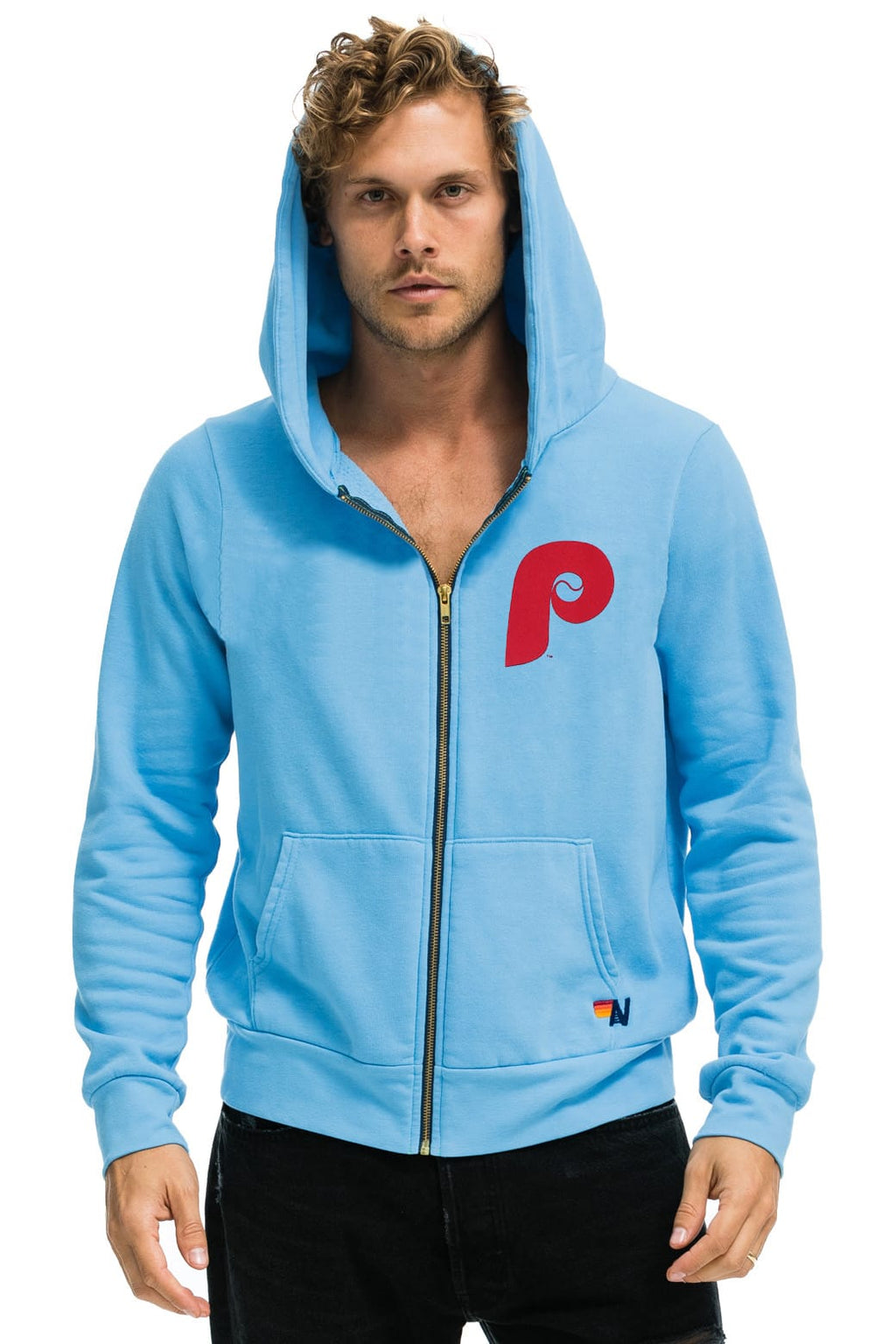 Retro PHILADELPHIA PHILLIES 2026 ZIP HOODIE - SKY