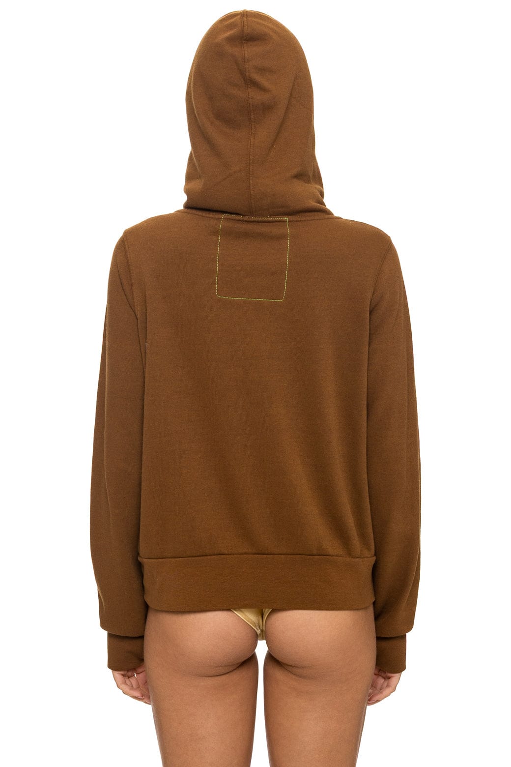 Retro NINJA PULLOVER HOODIE - CINNAMON