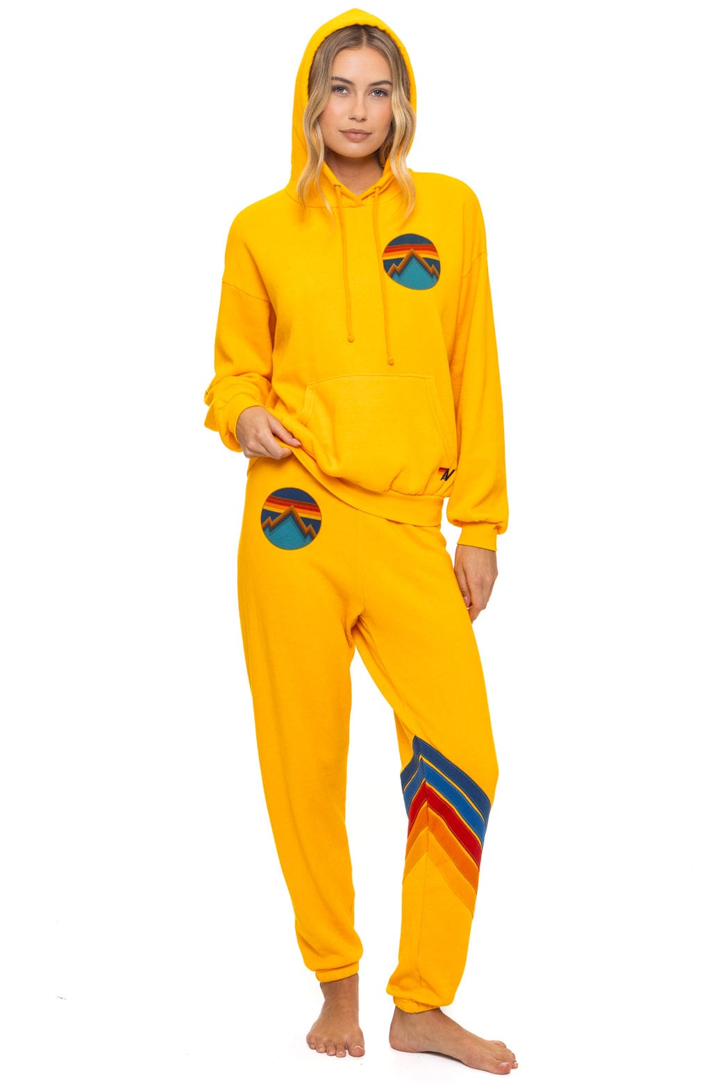Retro ALL SEASONS RELAXED PULLOVER HOODIE - GOLD