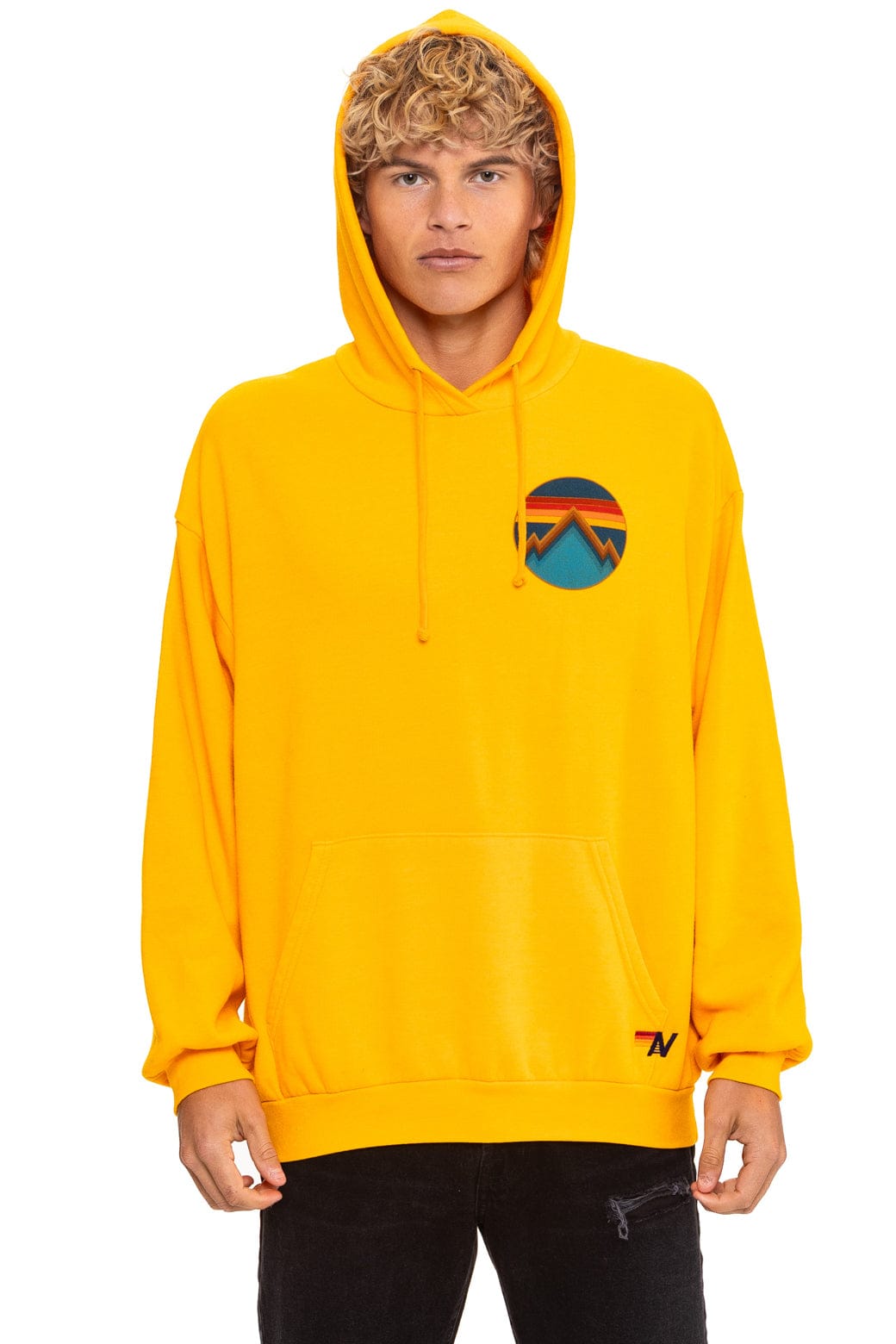 Retro ALL SEASONS RELAXED PULLOVER HOODIE - GOLD