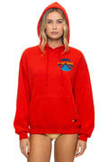 Retro ALL SEASONS RELAXED PULLOVER HOODIE - RED