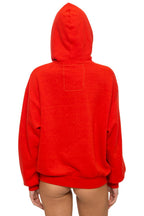 Retro ALL SEASONS RELAXED PULLOVER HOODIE - RED