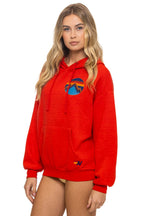 Retro ALL SEASONS RELAXED PULLOVER HOODIE - RED