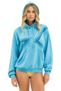 Retro BLAZE PULLOVER HOODIE RELAXED - AQUA AQUA