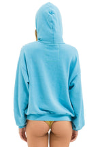 Retro BLAZE PULLOVER HOODIE RELAXED - AQUA AQUA
