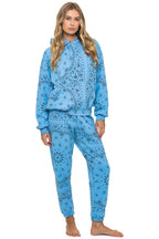 Retro BANDANA SWEATPANTS - SKY