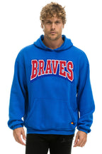 Retro ATLANTA BRAVES 2026 RELAXED PULLOVER HOODIE - ADVENTURE BLUE