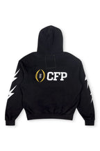 Retro CFP NATIONAL CHAMPIONSHIP 2025 UNISEX RELAXED PULLOVER HOODIE - BLACK
