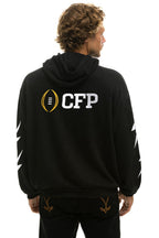Retro CFP NATIONAL CHAMPIONSHIP 2025 UNISEX RELAXED PULLOVER HOODIE - BLACK