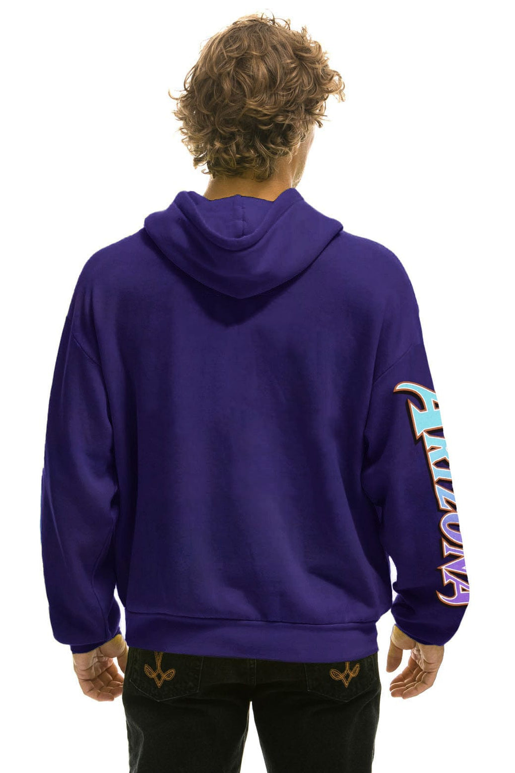 Retro ARIZONA DIAMONDBACKS 2026 RELAXED PULLOVER HOODIE - DEEP PURPLE