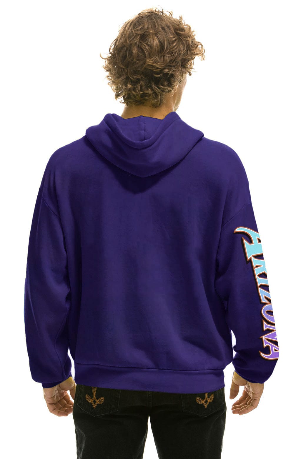 Retro ARIZONA DIAMONDBACKS 2026 RELAXED PULLOVER HOODIE - DEEP PURPLE