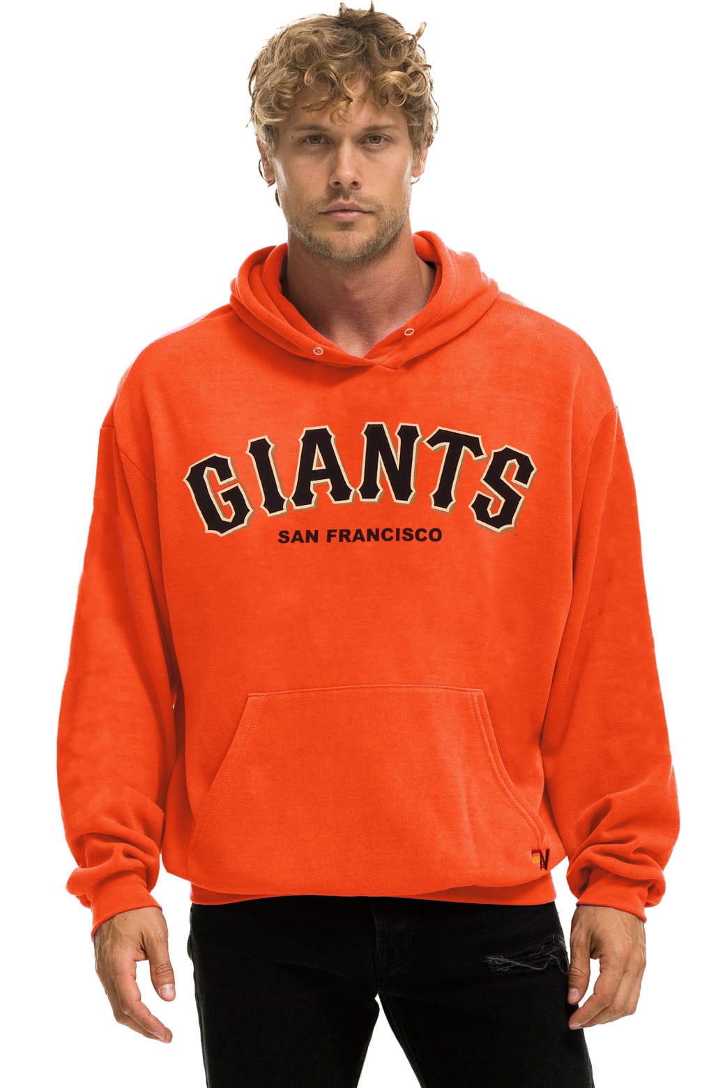 Retro SAN FRANCISCO GIANTS 2026 RELAXED PULLOVER HOODIE - ORANGE