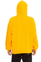 Retro LOGO PULLOVER RELAXED HOODIE - GOLD