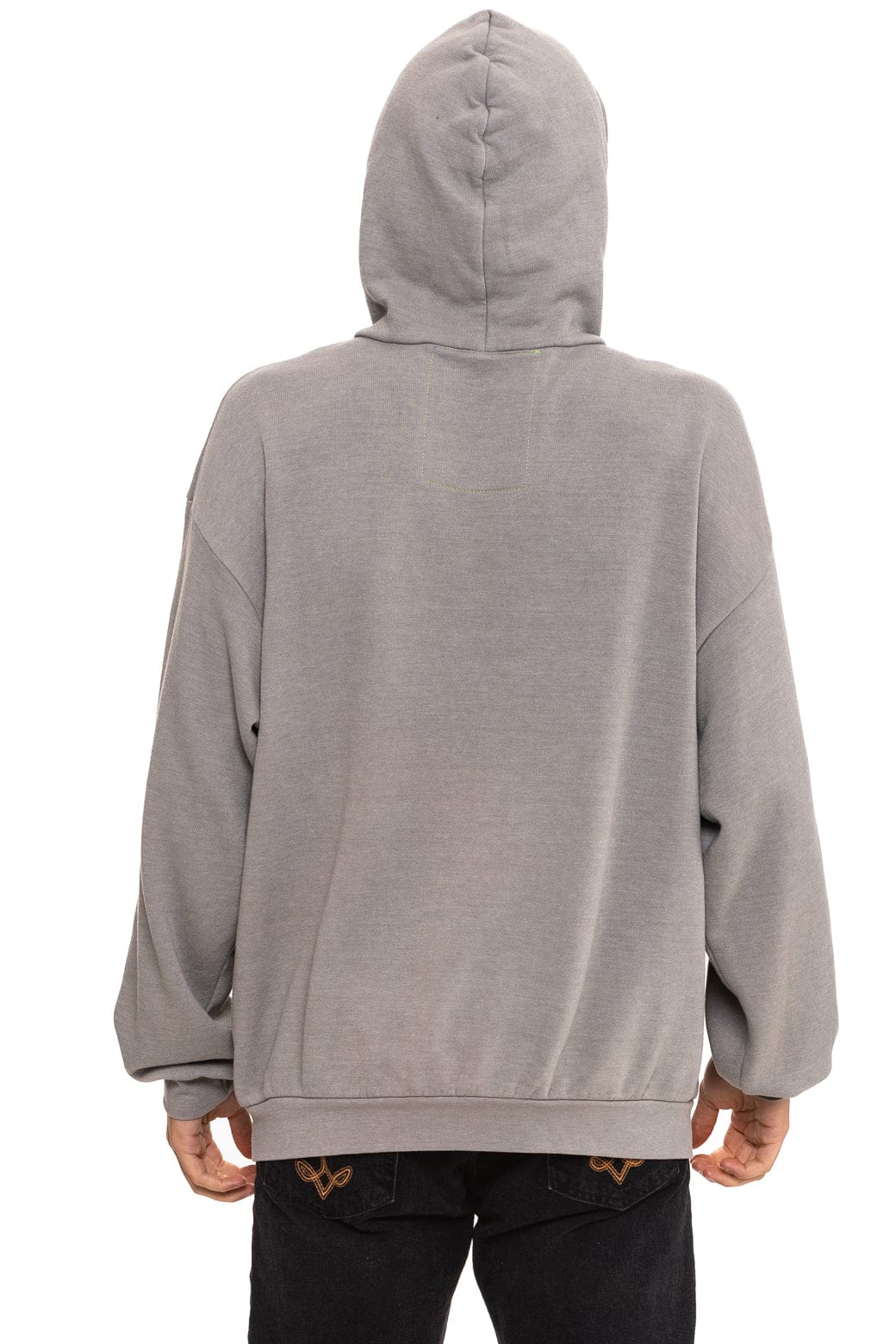 Retro LOGO PULLOVER RELAXED HOODIE - SLATE