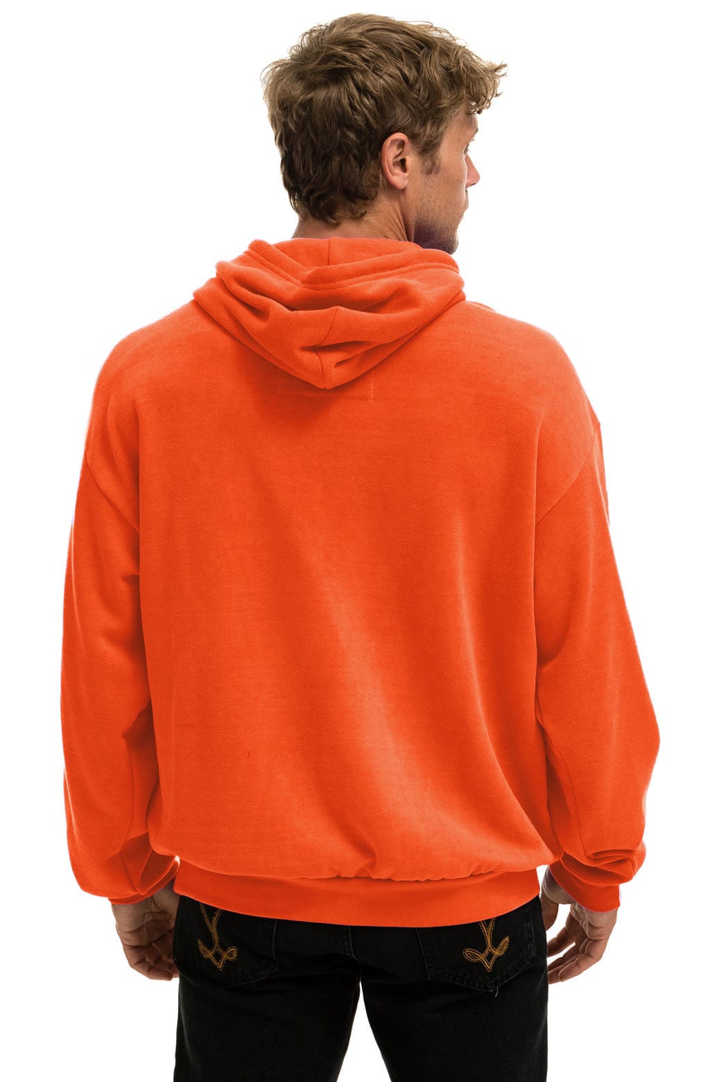 Retro NY METS 2026 RELAXED PULLOVER HOODIE - ORANGE