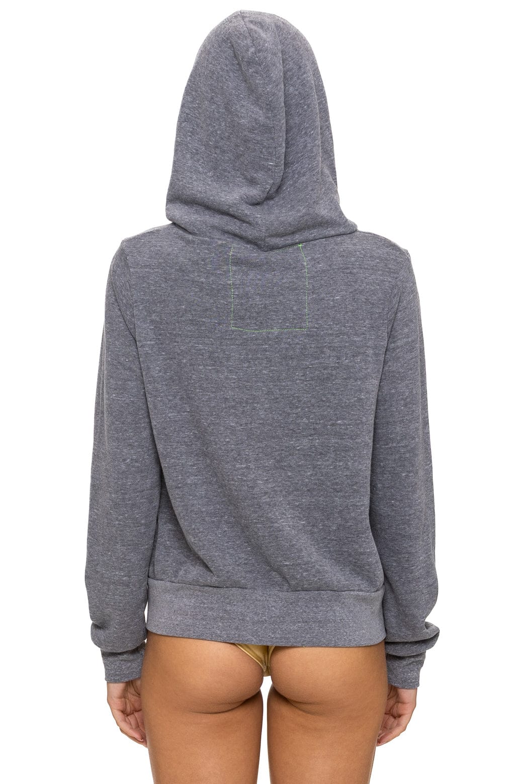 Retro ALL SEASONS CIRCLE ZIP HOODIE - HEATHER GREY